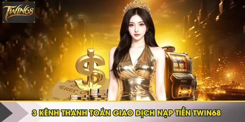 3 kênh thanh toán giao dịch nạp tiền Twin68